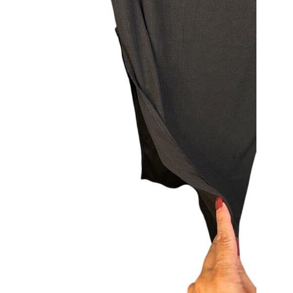 Pretty Garden Black One Arm Cut Out Fitted Bodycon Dress Woman Sz S - Picture 7 of 8